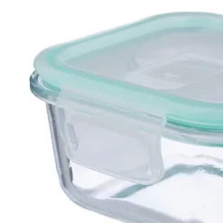 Matförvaringsbehållare Set, Glas, Transparent