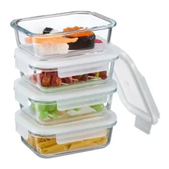 Matförvaringslåda set, Glas, Transparent