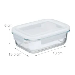 Matförvaringslåda set, Glas, Transparent
