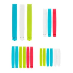 Matlåssklipp (x18) – Återanvändbara, hermetiska och färgglada