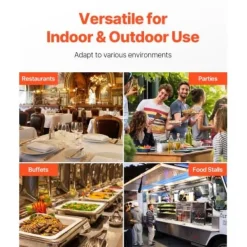 Ishink & Kylare-Matserveringsbehållare, 54,6x36,5x31 cm, rostfritt stål