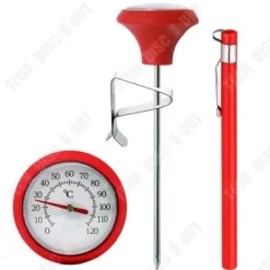 Matlagningstermometrar-Mattermometer för Livsmedel - TD® - Rostfritt Stål - Noggrannhet ±2℃ - Röd Färg - BBQ