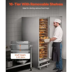 Matuppvärmare-Matvärmare Hot Box, 16-vånings koncessionsvärmeskåp, med vattenbricka