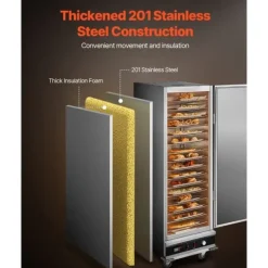 Matuppvärmare-Matvärmare Hot Box, 16-vånings koncessionsvärmeskåp, med vattenbricka