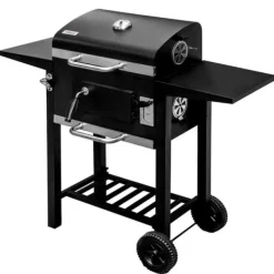 Mega-M träkolsgrill 2x sidobord 42x30 N