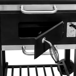 Mega-M träkolsgrill 2x sidobord 42x30 N