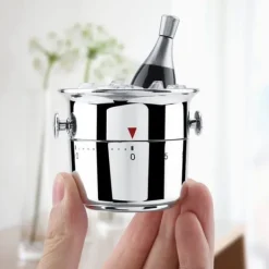 Äggklockor-Mekanisk kökstimer i rostfritt stål - 60 minuter