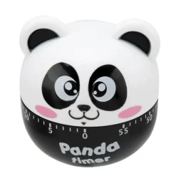 Äggklockor-Mekanisk Kökstimer Manuella Djurformade Räknare för Matlagning Timerverktyg (Svart)