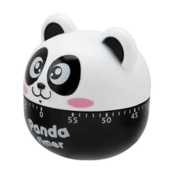 Äggklockor-Mekanisk Kökstimer Manuella Djurformade Räknare för Matlagning Timerverktyg (Svart)