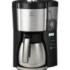Melitta Look Therm Timer Kaffemaskin - 10 koppar - Svart / Silver