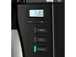 Melitta Look Therm Timer Kaffemaskin - 10 koppar - Svart / Silver