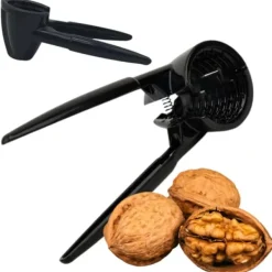 Matknäckare-Metall nötknäppare - svart