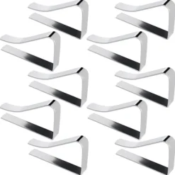 Metallklämmor för bordsdukar 10 st.