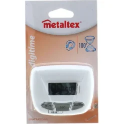 Äggklockor-Metaltex Digital Kökstimer Vit