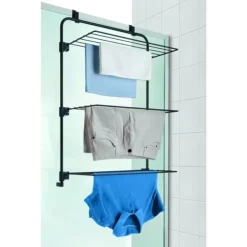 Metaltex Gale torkställning 11 m klädlina 57x31x98 cm svart