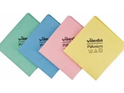 Vileda Rengöringsutrustning-Microfiberklud PVAmicro 38x35cm rød - 5 stk./pakke