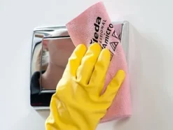 Vileda Rengöringsutrustning-Microfiberklud PVAmicro 38x35cm rød - 5 stk./pakke