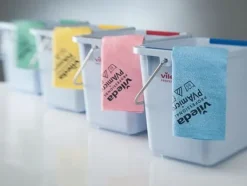 Vileda Rengöringsutrustning-Microfiberklud PVAmicro 38x35cm rød - 5 stk./pakke