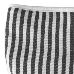 Mikrovågsugnsvantar Värmebeständiga randiga mönster Tjocka bomullsugnsvantar med snöre Kaffe