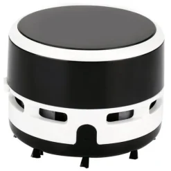 Handdammsugare-Mini bärbar stationär dammsugare kontorsbord dator tangentbord sopmaskin (svart