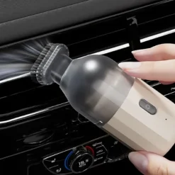 Handdammsugare-Mini Dammsugare för Skrivbordet - Hög Sugkraft, Portabel Smuldammsugare, Kompatibel med Datorer och Bilar