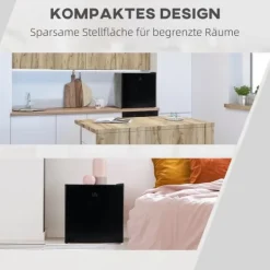 Mini Frys, 47x44,2x48,8 cm, Svart