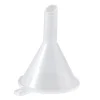 Mini tratt klar bred mun plast multifunktionsdiskmaskin säker liten tratt för laboratorieflaska parfym kryddpulver