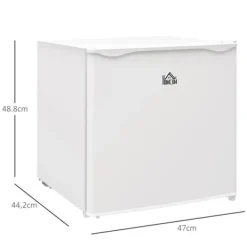 Minifrys, 47x44,2x48,8 cm, Vit, Stål