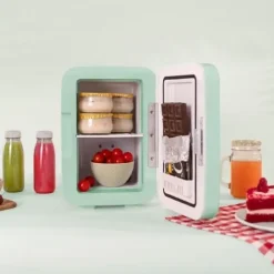 Mini-kylskåp - Bolero - MiniCooling 6L - Portabel - 12V/220V - Bahamas Mint