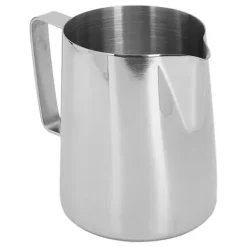 Kaffemaskiner & Espresso-mjölkskummande kanna med latte art-penna glansig silver 304 rostfritt stål innerskala kaffe ångande mjölkgräddekopp 350 ml