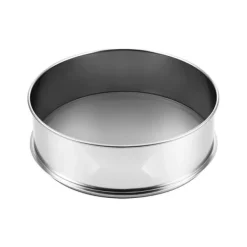 Mjölsikt 40 Mesh i rostfritt stål, finmaskig bakning, perfekt för tårtor