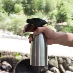 500ml rostfritt stål oljespruta tom flaska vinägerflaska oljedispenser för matlagning sallad BBQ köksverktyg