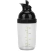 Vispar & Shakers För Salladsdressing-200ml salladsdressingshaker BPA-fri förhindrar läckage salladsdressingburk med lock för kök svart
