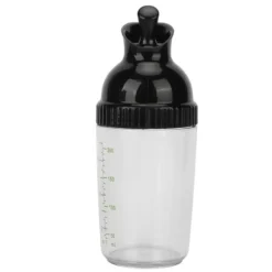 Vispar & Shakers För Salladsdressing-200ml salladsdressingshaker BPA-fri förhindrar läckage salladsdressingburk med lock för kök svart