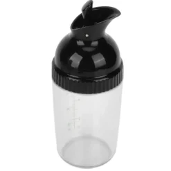 Vispar & Shakers För Salladsdressing-200ml salladsdressingshaker BPA-fri förhindrar läckage salladsdressingburk med lock för kök svart