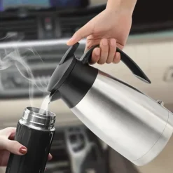 1000ml 12V 24V Universal Bil Vattenkokare Elvärmare Vattenkokare Bärbar Varmvattenberedare