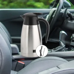 1000ml 12V 24V Universal Bil Vattenkokare Elvärmare Vattenkokare Bärbar Varmvattenberedare