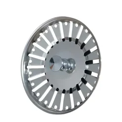 Silar-84mm Rostfritt Stål Diskbänkssil - Perfekt Diskbänkstillbehör, Kompatibelt med Standard Diskbänkar