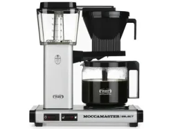 Moccamaster KBG 741, Droppande kaffebryggare, 1,25 l, 1520 W, Svart, Rostfritt stål