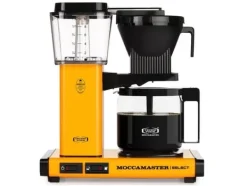 Moccamaster KBG Select Yellow Pepper, Droppande kaffebryggare, 1,25 l, Malat kaffe, 1520 W, Svart, Gul