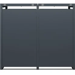 Viking Choice Modern 240L Dubbel Soptunnelskydd med Väderskyddad Design för Trädgårdsförvaring