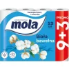 Toalettpapper-Mola Toalettpapper Vitt Bomull 12 Rullar