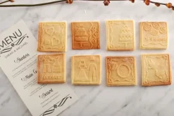 Kavlar-MoodForWood Träkavel, Graverad, 43 cm med Handtag, Perfekt för Bakning - Lovers Pattern