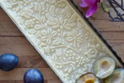 Kavlar-MoodForWood Träkavel, Graverad, 43 cm med Handtag, Perfekt för Bakning - Ungerskt Folkmönster