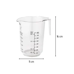 Mått & Måttskedar-Mätkanna 1 liter i plast Fackelmann