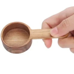 Mått & Måttskedar-Mätsked i trä för kaffe, kökssoppa, måttsked för kaffebönor, 8g
