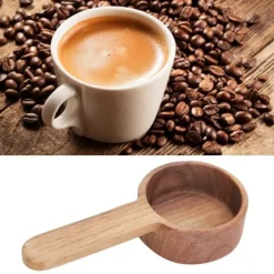 Mått & Måttskedar-Mätsked i trä för kaffe, kökssoppa, måttsked för kaffebönor, 8g