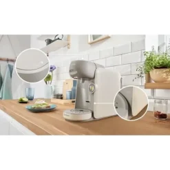 Bosch Dryckesautomater-Multidryckemaskin - - TASSIMO - T16 Finesse vanilj - 1400 W