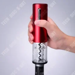 Korkskruvar-Multifunktionell elektrisk flasköppnare - TD® - Röd - Automatisk - Modern - 18,5 x 4,5 cm