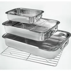 Bakning-Multifunktionell ugnsform - WESTFALIA - Liten - 25 x 17,5 cm - Rostfritt stål - Grill
